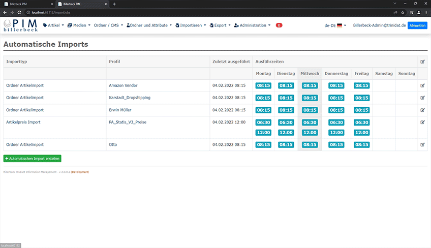 Automatischer Import