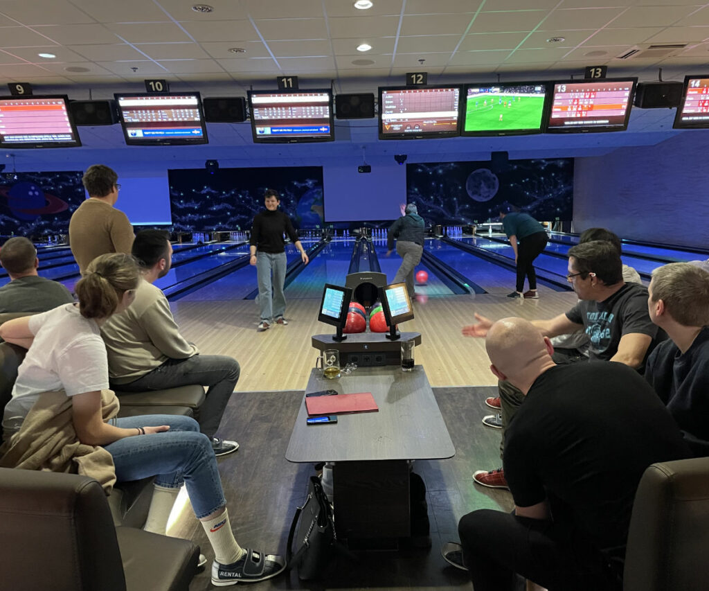 Beim Bowling