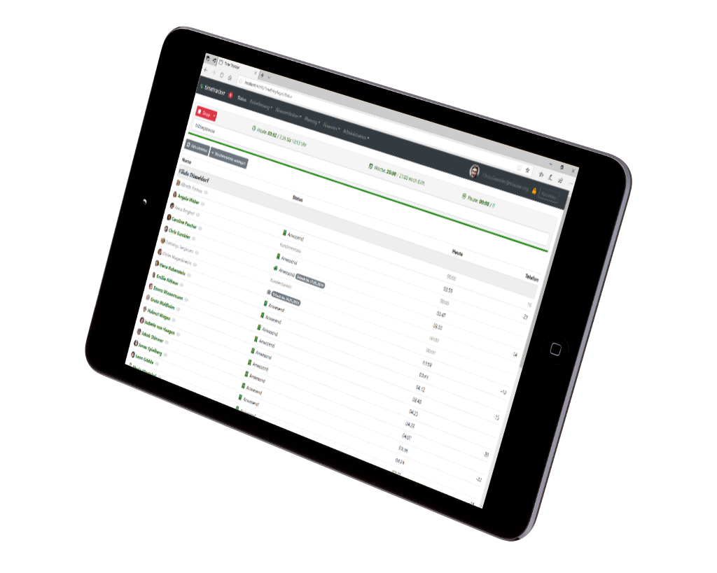 trinidat-timetracker: Cost-saving, immediately available and customisable